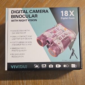 VIVITAR DIGITAL CAMERA BINOCULAR W/NIGHT VISION Brand New